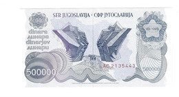 *Yugoslavia 500000 Dinara 1989   98   Unc - Jugoslawien