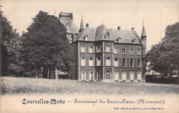 CPA BELGIQUE - COURCELLES MOTTE - Pensionnat Des Sacrés Coeurs Miaucourt - Parc - Courcelles