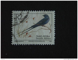 Zuid Afrika South Africa Afrique Du Sud RSA 1993 Oiseaux Birds Hirundo Atrocaerulea Yv 822 Sc 865 O - Hirondelles