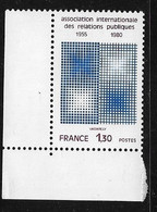 FRANCE 1980  N° 2091**  GOMME D'ORIGINE SANS CHARNIÈRE BORD DE FEUILLE  NEUF TTB      2 SCANS - Unused Stamps