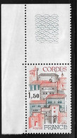 FRANCE 1980  N° 2081**  GOMME D'ORIGINE SANS CHARNIÈRE BORD DE FEUILLE  NEUF TTB      2 SCANS - Unused Stamps