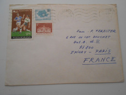 Roumanie , Lettre De Bucaresti 1979 Pour Paris - Storia Postale