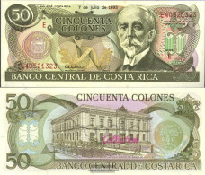 Costa Rica Pick-number: 257a (7.7.1993) Uncirculated 1993 50 Colones - Costa Rica