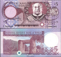 Tonga Pick-Nr: 33a Bankfrisch 1995 5 Paanga - Tonga