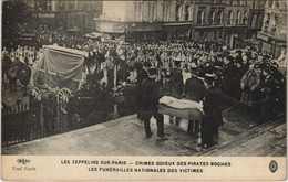 CPA LES ZEPPELINS SUR PARIS Les Funerailles Nationales Des Victimes (157779) - Begrafenis