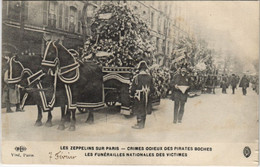 CPA LES ZEPPELINS SUR PARIS Les Funerailles Nationales Des Victimes (157790) - Begrafenis