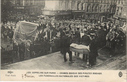CPA LES ZEPPELINS SUR PARIS Les Funerailles Nationales Des Victimes (157791) - Begrafenis