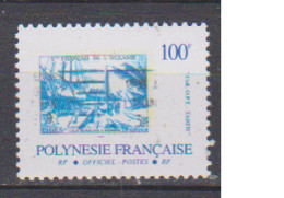 POLYNESIE   N° YVERT   SERVICE    24    NEUF SANS CHARNIERES   ( NSC  3/40 ) - Oficiales