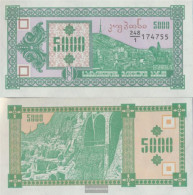 Georgia Pick-number: 31 Uncirculated 1993 5.000 Laris - Georgien