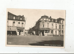 AULNOYE (NORD) CARTE PHOTO RUE VAILLANT COUTURIER (HOTELS DU GLOBE ET DE LA GARE) - Aulnoye