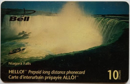 Canada Bell Hello Prepaid Card $10 " Niagara Falls " - Canada