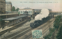 PARIS BATIGNOLLES Le Chemin De Fer De L'ouest - Public Transport (surface)