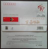 WJ2012-22 CHINA-EAST TIMOR DIPLOMATIC COMM.COVER - Lettres & Documents