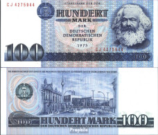 DDR Rosenbg: 363c, Kontrollnummer 7stellig, Computersatz Ab 1986 In Umlauf Bankfrisch 1975 100 Mark - 100 Deutsche Mark