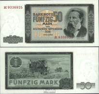 DDR Rosengb: 357b, Kontrollnummer 7stellig, Ersatznote Gebraucht (III) 1964 50 Mark - Altri & Non Classificati