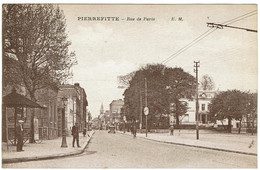 CPA - 93 - PIERREFITTE - Rue De Paris - E.M.  Sépia - Pierrefitte Sur Seine