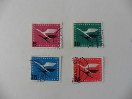 Allemagne >  République Fédérale >4 Timbres Oblitérés - Gebraucht