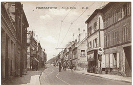 CPA - 93 - PIERREFITTE - Rue De Paris - E.M.  Sépia - Pierrefitte Sur Seine