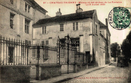 N°31073 Z -cpa Chateau Thierrey -maison De La Fontaine - Chateau Thierry