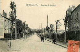 Deuil * Avenue De La Gare * Villageois - Deuil La Barre