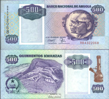 Angola Pick-Nr: 128b Bankfrisch 1991 500 Kwanza - Angola