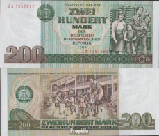 DDR Rosenbg: 364b, Computersatz, Austauschnote, Nicht Ausgegeben Bankfrisch 1985 200 Mark - 200 Mark