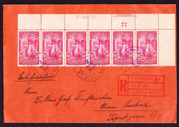 1935 R-Brief Aus Turrialba über New York Nach Wien Gelaufen - Costa Rica