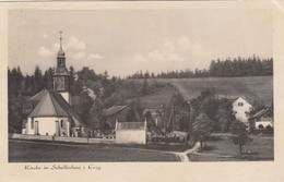 B3939) Kirche In SCHELLERHAU I. Ergebirge - Mit Haus ALT ! - Schellerhau