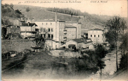 Annonay Les Usines De Rochebrune Usine Factory Fabbrica Ardèche 07100 N°33 Cpa Non Ecrite En B.Etat - Annonay