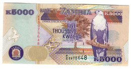 ZAMBIA	5000	KWACHA	1992	P41	UNC			.CV. - Zambia