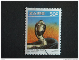 Congo Zaire 1987 Cobra Slang Serpent COB 1322 Yv 1243 O - Usados