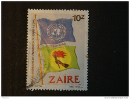 Congo Zaire 1985 Anniversaire Verjaardag UNO VN ONU Vlag Drapeau Yv 1216 COB 1291 O - Oblitérés