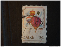 Congo Zaire 1984 Warme Luchtballon Ascensions Dans L'atmosphère Ballon à Air Chaud  Yv 1181 COB 1252 O - Usati