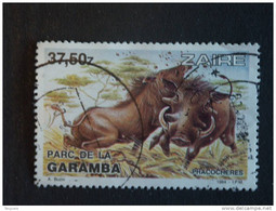 Congo Zaire 1984 Parc Garamba Phacochères Everzwijn COB 1221 Yv 1151 O - Used Stamps