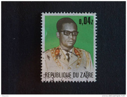 Congo Zaire 1973 General Generaal Mobutu Yv 826 COB 829 O - Gebruikt