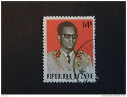 Congo Zaire 1972 General Generaal Mobutu Yv 818 O - Usati