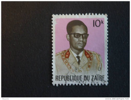 Congo Zaire 1972 General Generaal Mobutu Yv 817 O - Gebruikt