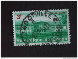 Congo Republique Republiek 1964 Palais De La Nation Paleis Der Naties Yv COB 554 O - Used Stamps