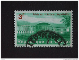 Congo Republique Republiek 1964 Palais De La Nation Paleis Der Naties Yv COB 554 O - Used Stamps