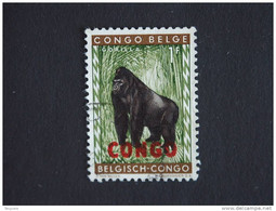 Congo Republique Republiek 1960 Dieren Animaux Gorilla Yv COB 404 O - Oblitérés