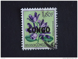 Congo Republique Republiek 1960 Bloemen Fleurs Yv COB 389 O - Used Stamps