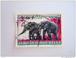 Congo Republiek République 1960 éléphant Olifant 407 O - Oblitérés