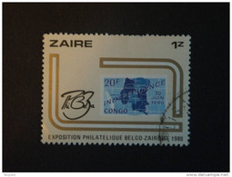 Congo Zaire 1989 "Phibelza" Expo Yv 1009 A COB 1052 O - Used Stamps