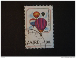 Congo Zaire 1984 Warme Luchtballon Ascensions Dans L'atmosphère Ballon à Air Chaud  Yv 1181 COB 1252 O - Used Stamps