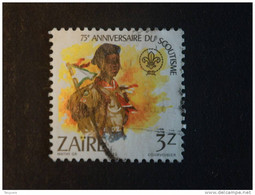 Congo Zaire 1982 Scoutisme Ranonnée Yv 1107 COB 1166 O - Usati