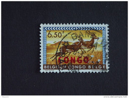 Congo Republique Republiek 1960 Dieren Animaux Impala Yv COB 409 O - Used Stamps