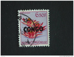 Congo Republique Republiek 1960 Bloemen Fleurs Yv COB 394 O - Oblitérés