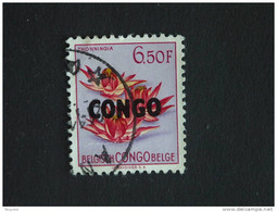 Congo Republique Republiek 1960 Bloemen Fleurs Yv COB 394 O - Gebraucht