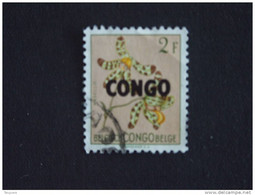 Congo Republique Republiek 1960 Bloemen Fleurs Yv COB 390 O - Gebraucht