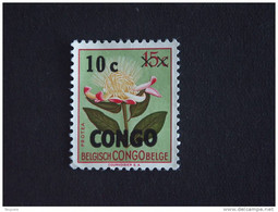 Congo Republique Republiek 1960 Bloemen Fleurs Yv COB 383 O - Oblitérés